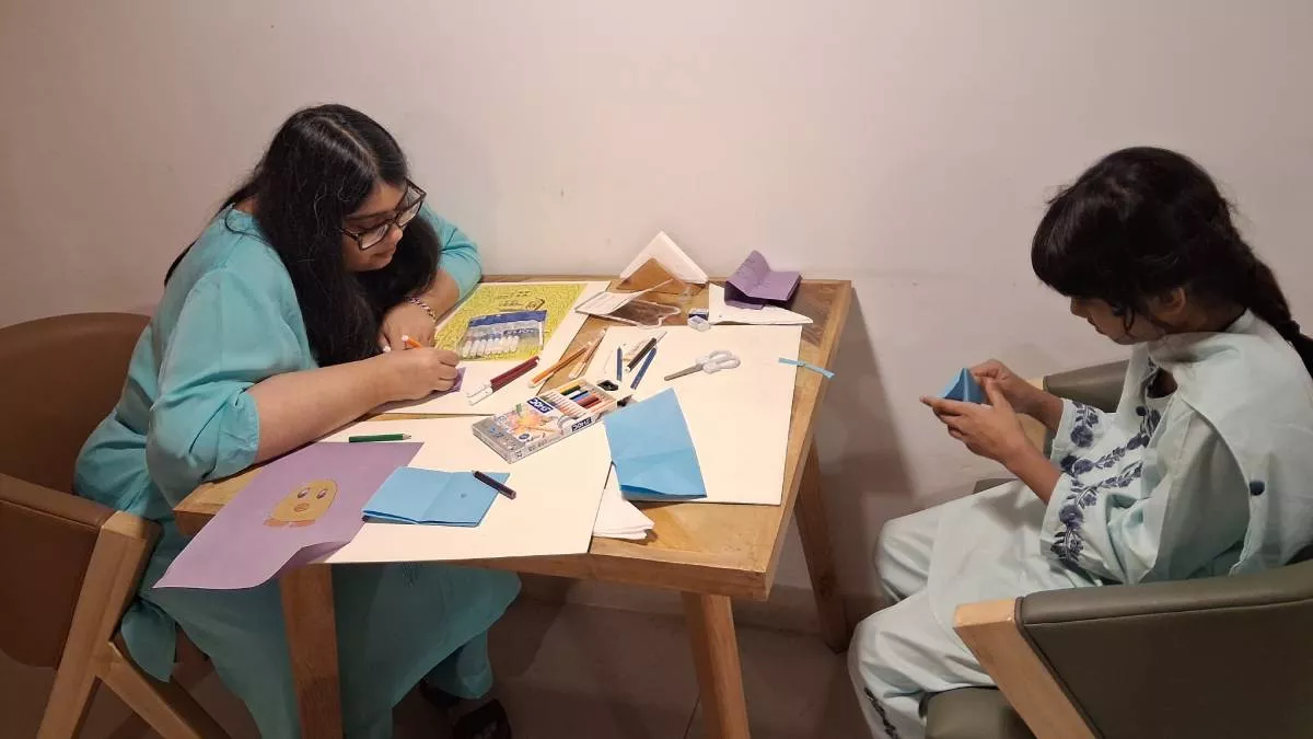 কর্মশালার মূল উদ্দেশ্য ছিল বাবা-সন্তানকে এমন একটি পরিবেশে একত্র করা। ছবি: প্রতিদিনের বাংলাদেশ