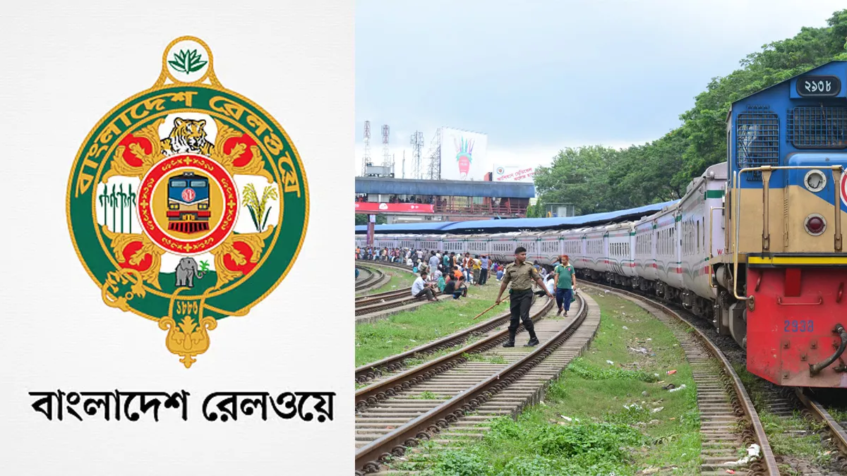 রেলওয়েতে নিয়ম ভেঙে কাজ করছেন এক ঠিকাদার