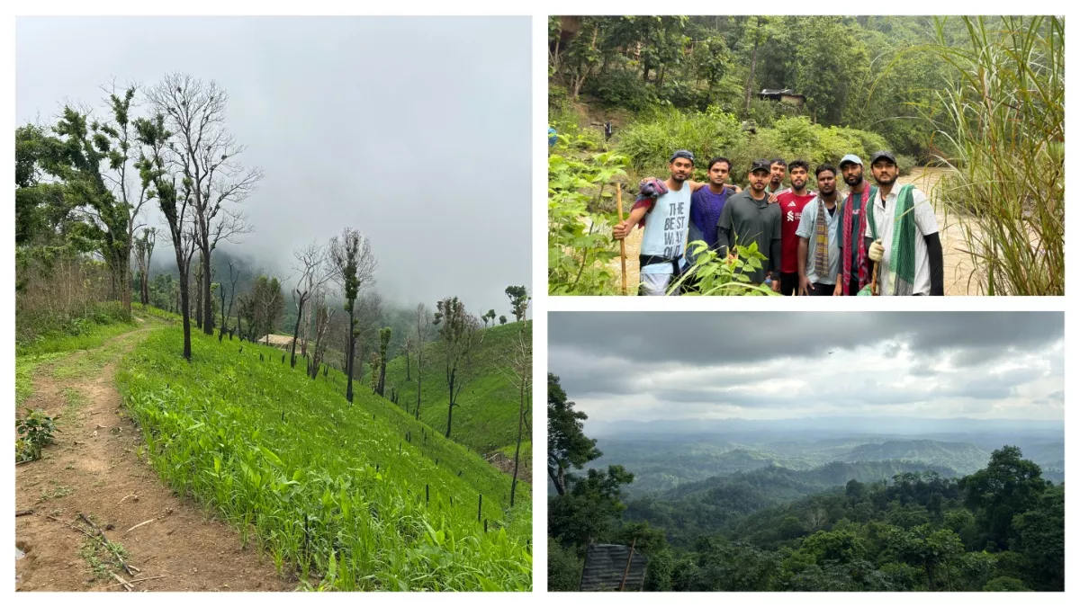 পাহাড় পেরিয়ে নদীর বুকে