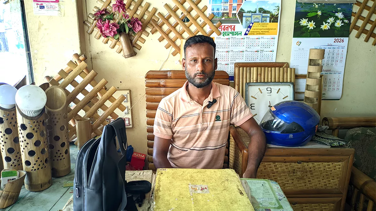 সিরাজের বাঁশের আসবাবপত্র যাচ্ছে বিদেশেও