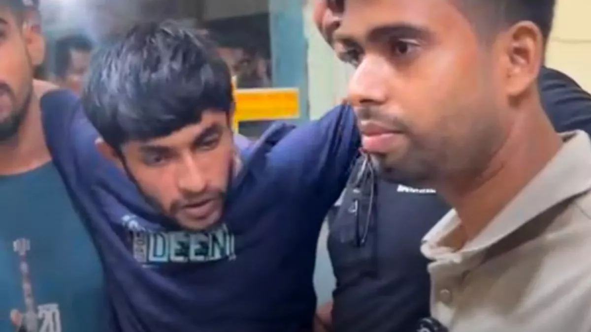 কারাগার থেকে পালিয়ে যাওয়ার কয়েক ঘণ্টার মধ্যেই  বন্দি ইমন মাঝিকে গ্রেপ্তার করেছে আইনশৃঙ্খলা রক্ষাকারী বাহিনী। ছবি: প্রতিদিনের বাংলাদেশ