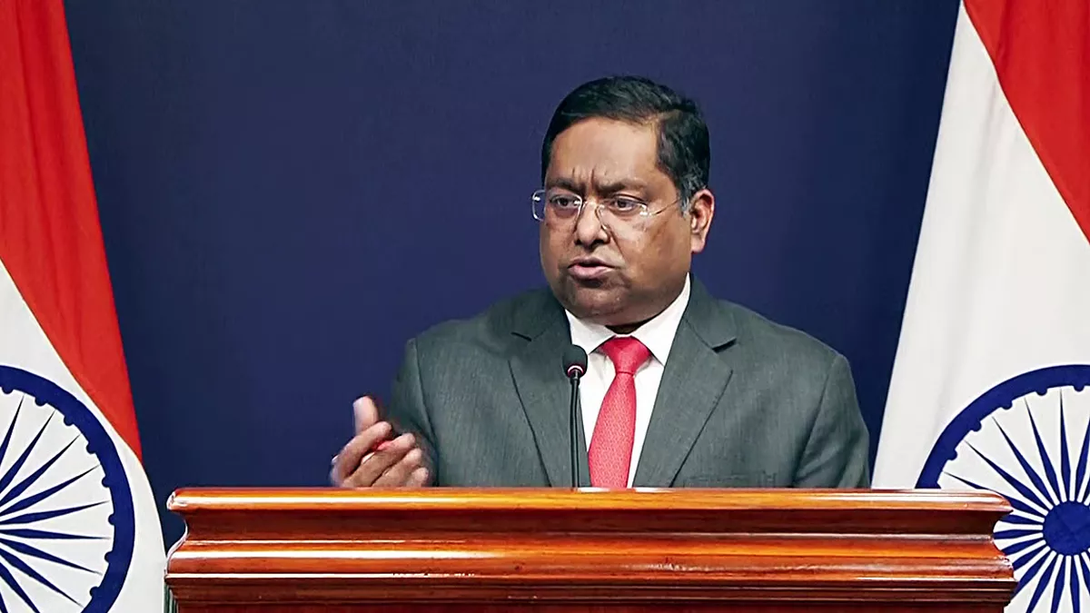 ভারতের পররাষ্ট্র মন্ত্রণালয়ের মুখপাত্র রণধীর জয়ওয়াল। ফাইল ছবি