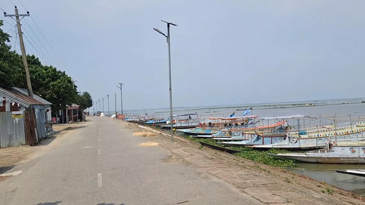 কিশোরগঞ্জের নিকলী হাওড় এলাকা। ছবি: প্রতিদিনের বাংলাদেশ