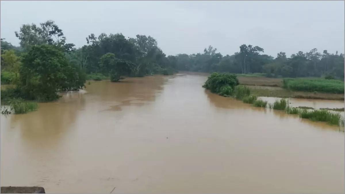 ধীরে ধীরে মুহুরী, কহুয়া ও সিলোনীয়া নদীর পানি নেমে যাওয়ায় ফেনীর নদীপাড়ের বাসিন্দাদের মধ্যে কিছুটা স্বস্তি ফিরেছে। ছবি: প্রতিদিনের বাংলাদেশ