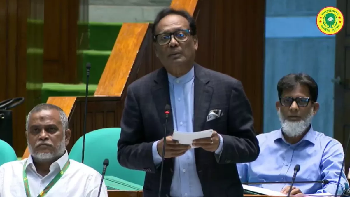ডাক, টেলিযোগাযোগ ও তথ্যপ্রযুক্তি মন্ত্রী ফকির মাহবুব আনাম। ছবি: ভিডিও থেকে নেওয়া